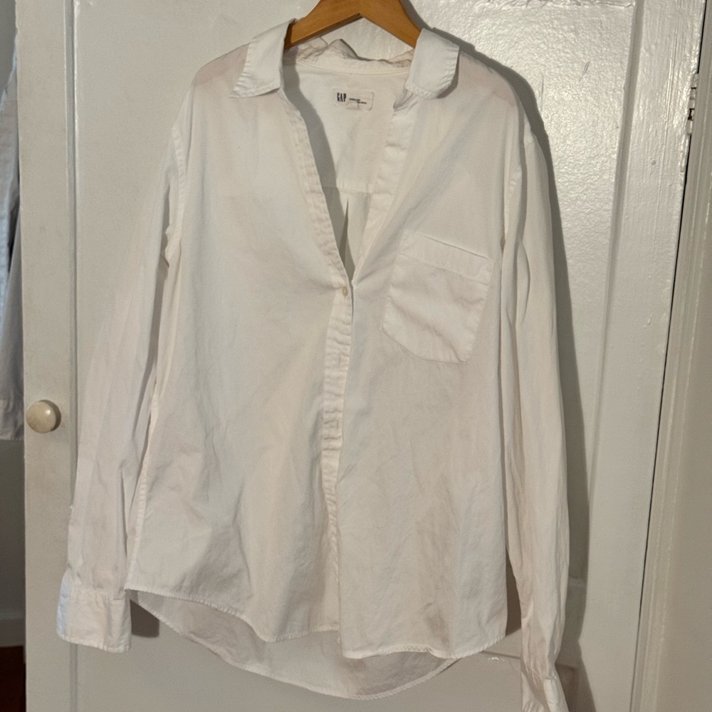 GAP Ivory Poplin Shirt
